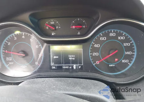 2017 Chevrolet Cruze Lt Auto из США, поврежденный, VIN 1G1BE5SM2H7225894